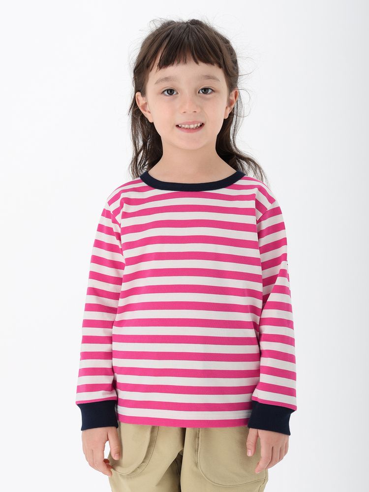 HELLY HANSEN(ヘリーハンセン) ｜HH × agnes b．ロングスリーブマリンボーダーティー(キッズ)