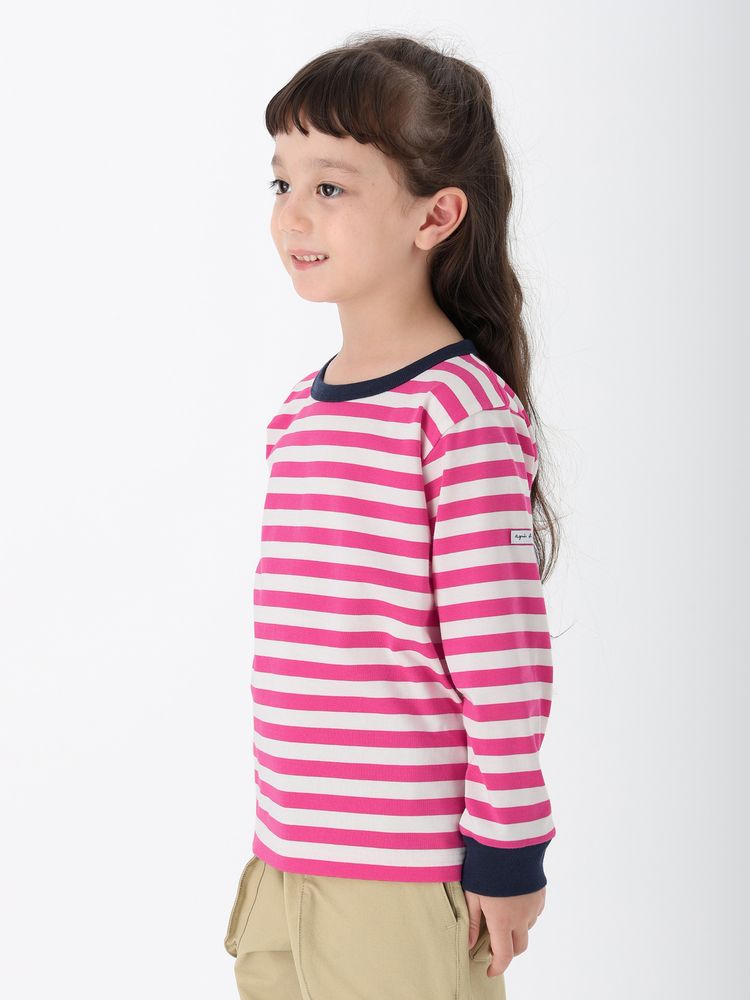 HELLY HANSEN(ヘリーハンセン) ｜HH × agnes b．ロングスリーブマリンボーダーティー(キッズ)