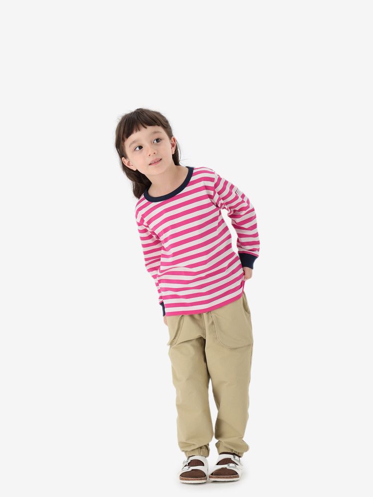 HELLY HANSEN(ヘリーハンセン) ｜HH × agnes b．ロングスリーブマリンボーダーティー(キッズ)