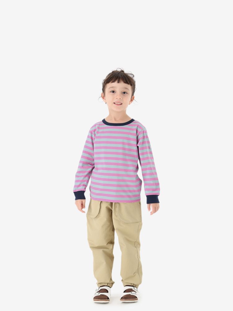 HELLY HANSEN(ヘリーハンセン) ｜HH × agnes b．ロングスリーブマリンボーダーティー(キッズ)