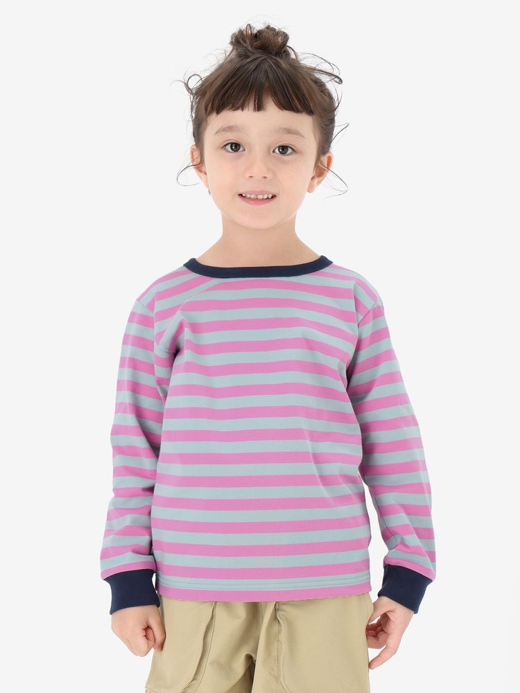 HELLY HANSEN(ヘリーハンセン) ｜HH × agnes b．ロングスリーブマリンボーダーティー(キッズ)