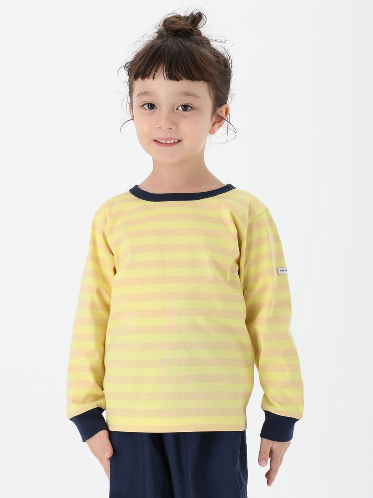 HELLY HANSEN(ヘリーハンセン) ｜HH × agnes b．ロングスリーブマリンボーダーティー(キッズ)