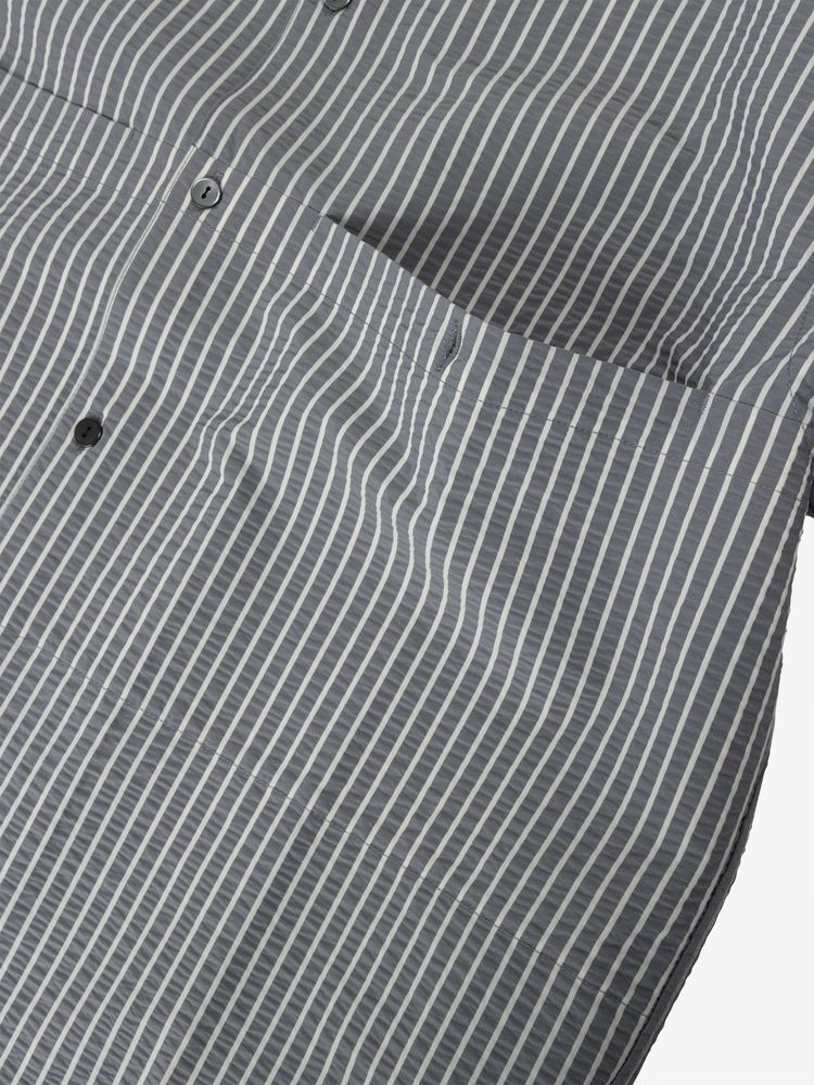 HELLY HANSEN(ヘリーハンセン) ｜ショートスリーブマリンリゾートシアサッカーシャツ(ユニセックス)