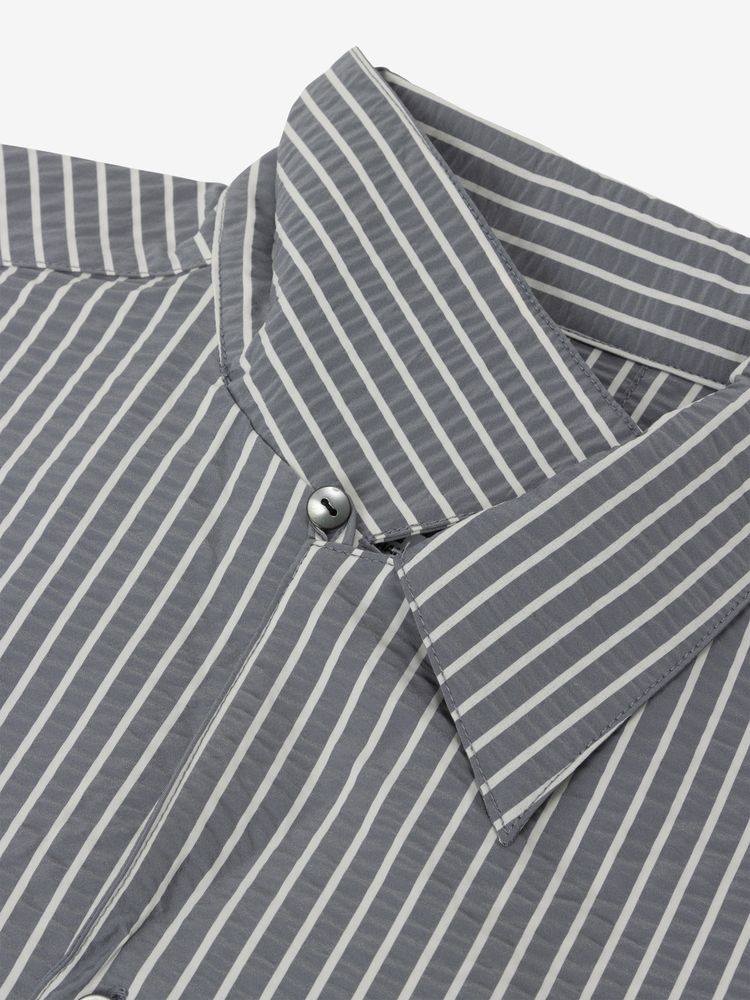 HELLY HANSEN(ヘリーハンセン) ｜ショートスリーブマリンリゾートシアサッカーシャツ(ユニセックス)