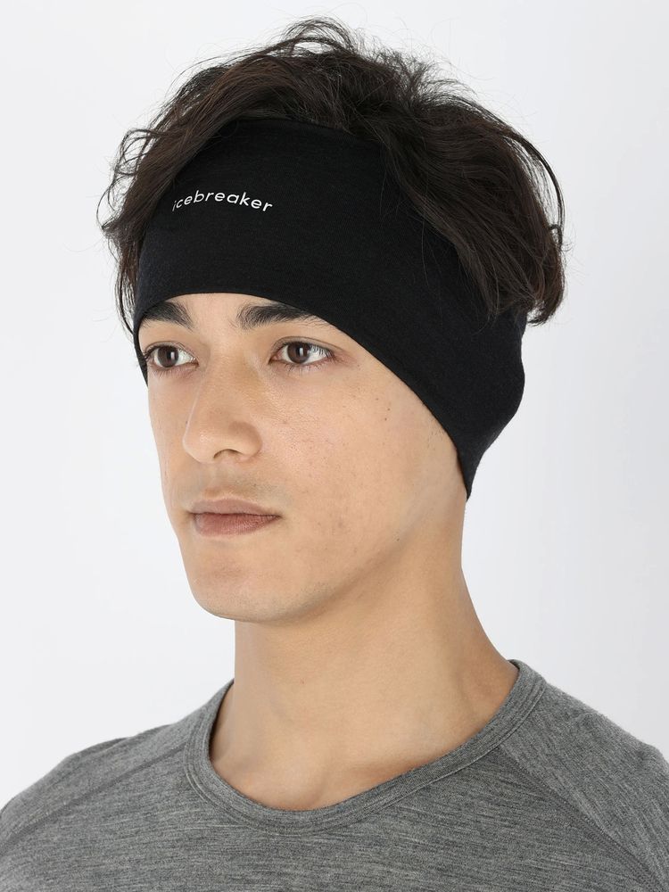 [アイスブレーカー] Merino 200 Oasis Headband ジェットヘザー OS