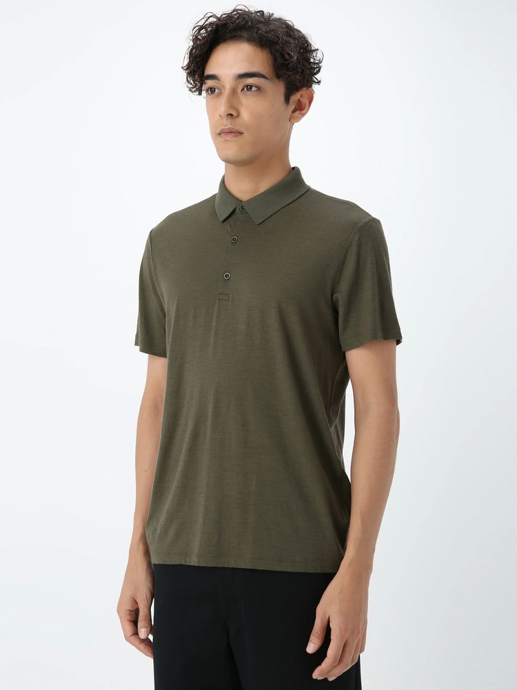 [アイスブレーカー] 半袖カットソー Tシャツ M Merino 150 TECH III SS POLO メンズ