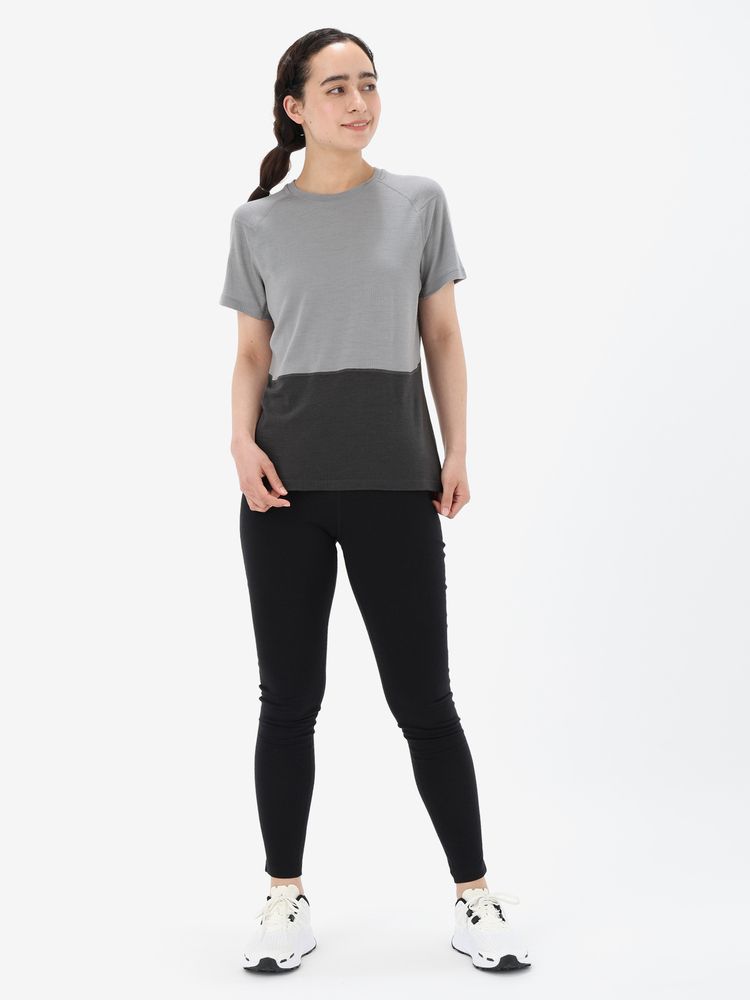 icebreaker(アイスブレーカー) ｜200 メリノ ワッフルエレベーション ショートスリーブ ティー（レディース）