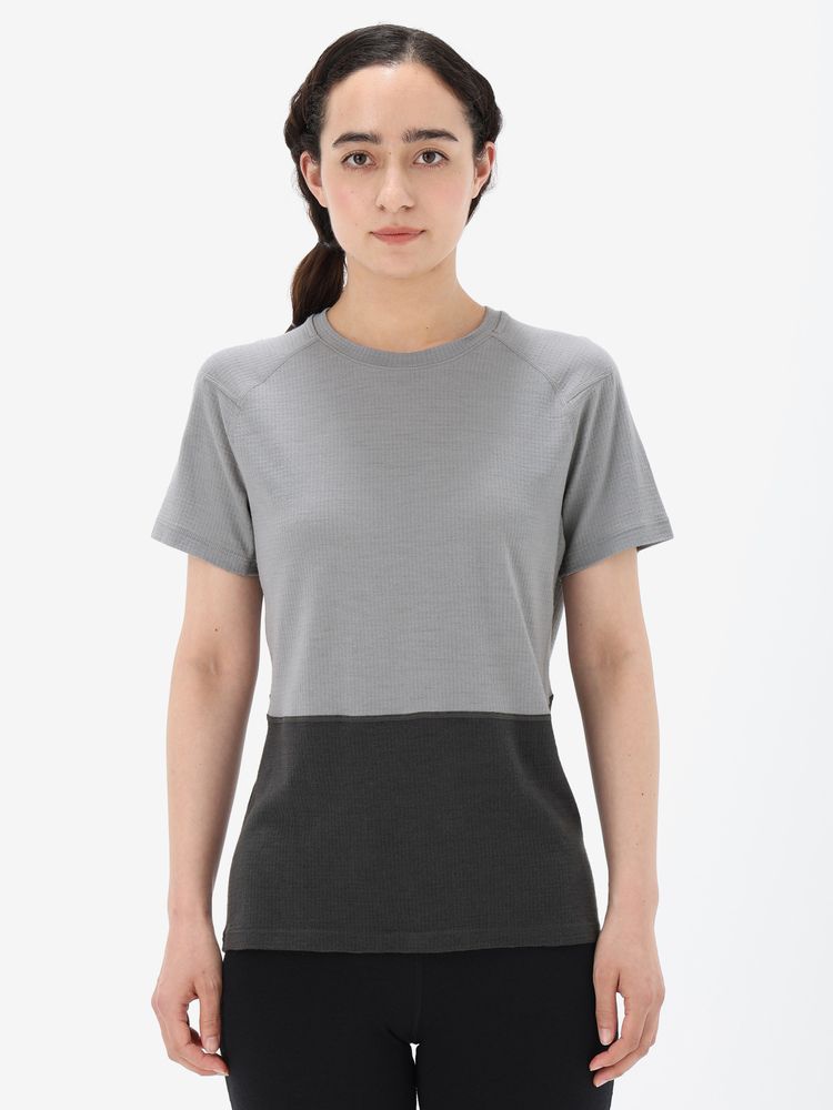 icebreaker(アイスブレーカー) ｜200 メリノ ワッフルエレベーション ショートスリーブ ティー（レディース）