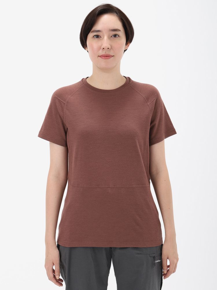 icebreaker(アイスブレーカー) ｜200 メリノ ワッフルエレベーション ショートスリーブ ティー（レディース）