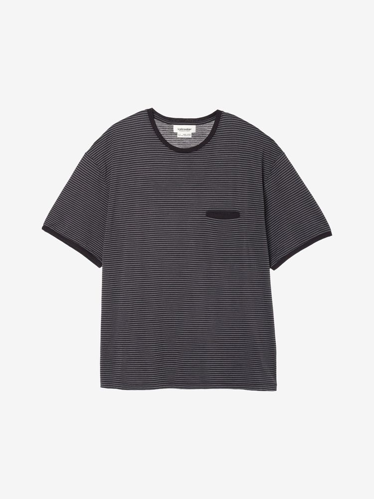 icebreaker(アイスブレーカー) ｜150 メリノ ストライプ ショートスリーブ ティー（ユニセックス）