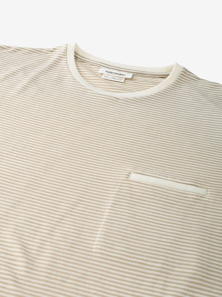 icebreaker(アイスブレーカー) ｜150 メリノ ストライプ ショートスリーブ ティー（ユニセックス）