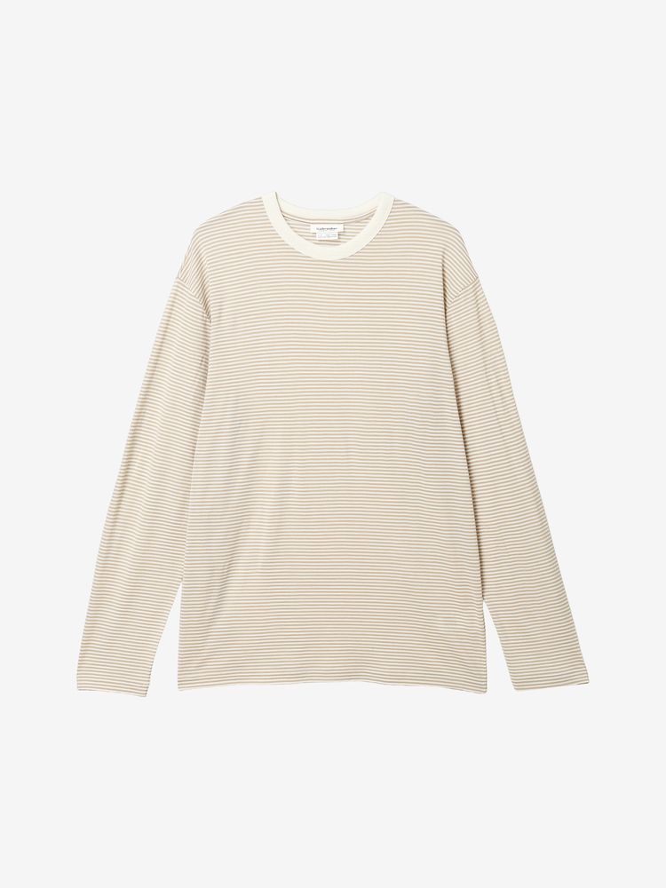 icebreaker(アイスブレーカー) ｜150 メリノ ストライプ ロングスリーブ ティー（ユニセックス）