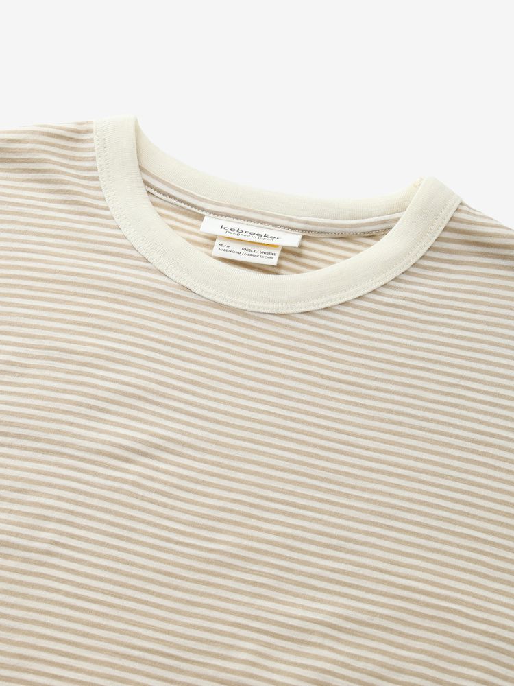 icebreaker(アイスブレーカー) ｜150 メリノ ストライプ ロングスリーブ ティー（ユニセックス）