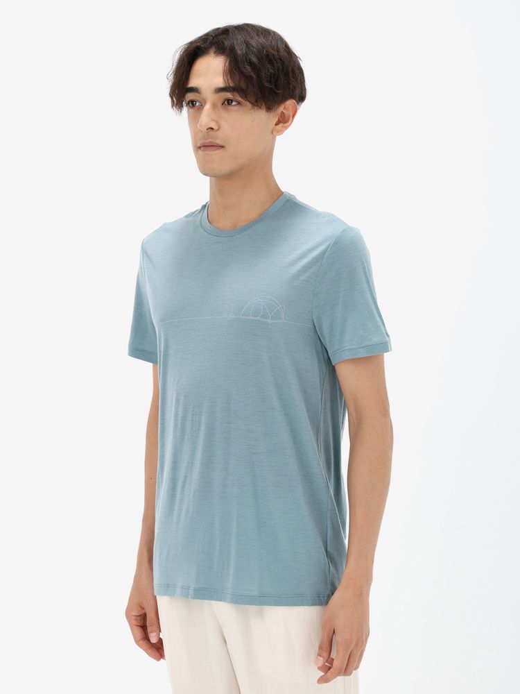 icebreaker(アイスブレーカー) ｜メリノ 150 シングルラインキャンプ TL ショートスリーブ ティー（メンズ）