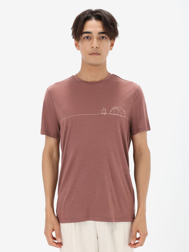 icebreaker(アイスブレーカー) ｜メリノ 150 シングルラインキャンプ TL ショートスリーブ ティー（メンズ）