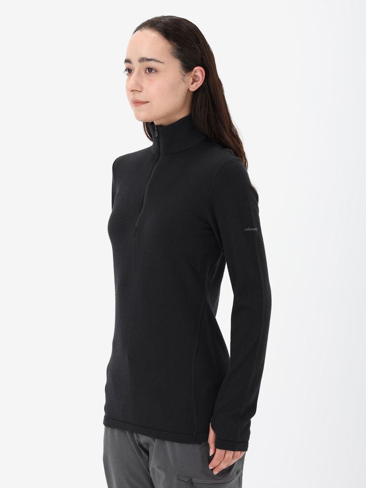 公式】メリノ 300 オリジナル LS ハーフジップ（レディース