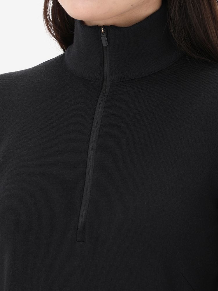 公式】メリノ 300 オリジナル LS ハーフジップ（レディース）｜アイス