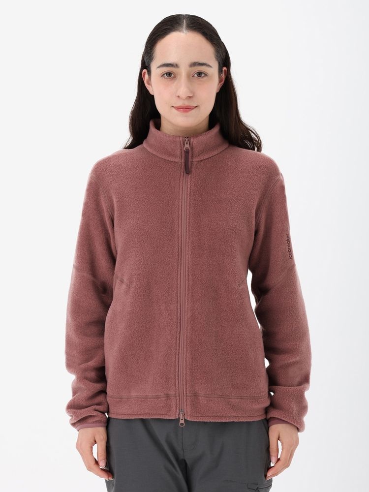 icebreaker(アイスブレーカー) ｜メリノブレンド 800 リアルフリース クラシック パイル LS ジップ（レディース）