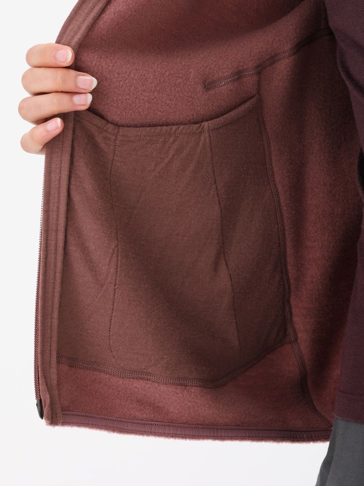 icebreaker(アイスブレーカー) ｜メリノブレンド 800 リアルフリース クラシック パイル LS ジップ（レディース）