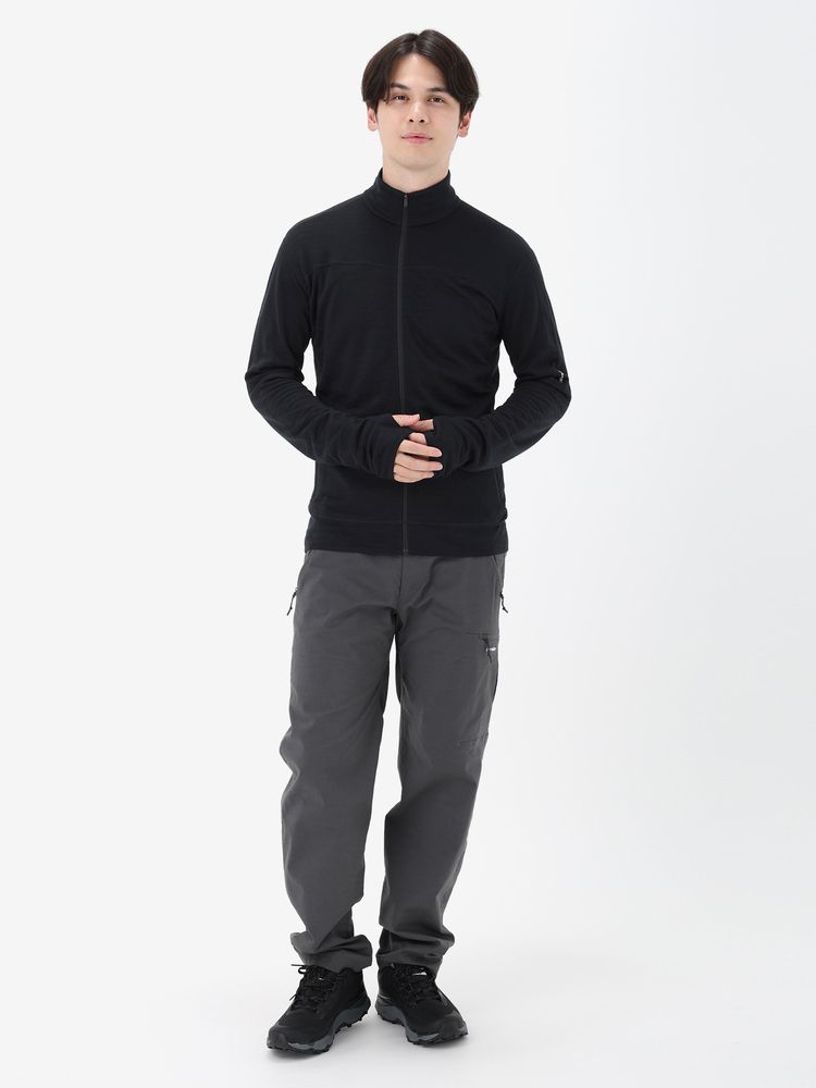 icebreaker(アイスブレーカー) ｜メリノB 300 リアルフリース ディセンダー LS ジップ（メンズ）