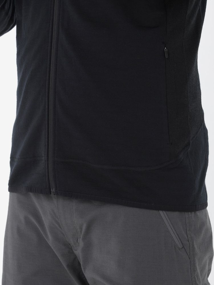 icebreaker(アイスブレーカー) ｜メリノB 300 リアルフリース ディセンダー LS ジップ（メンズ）