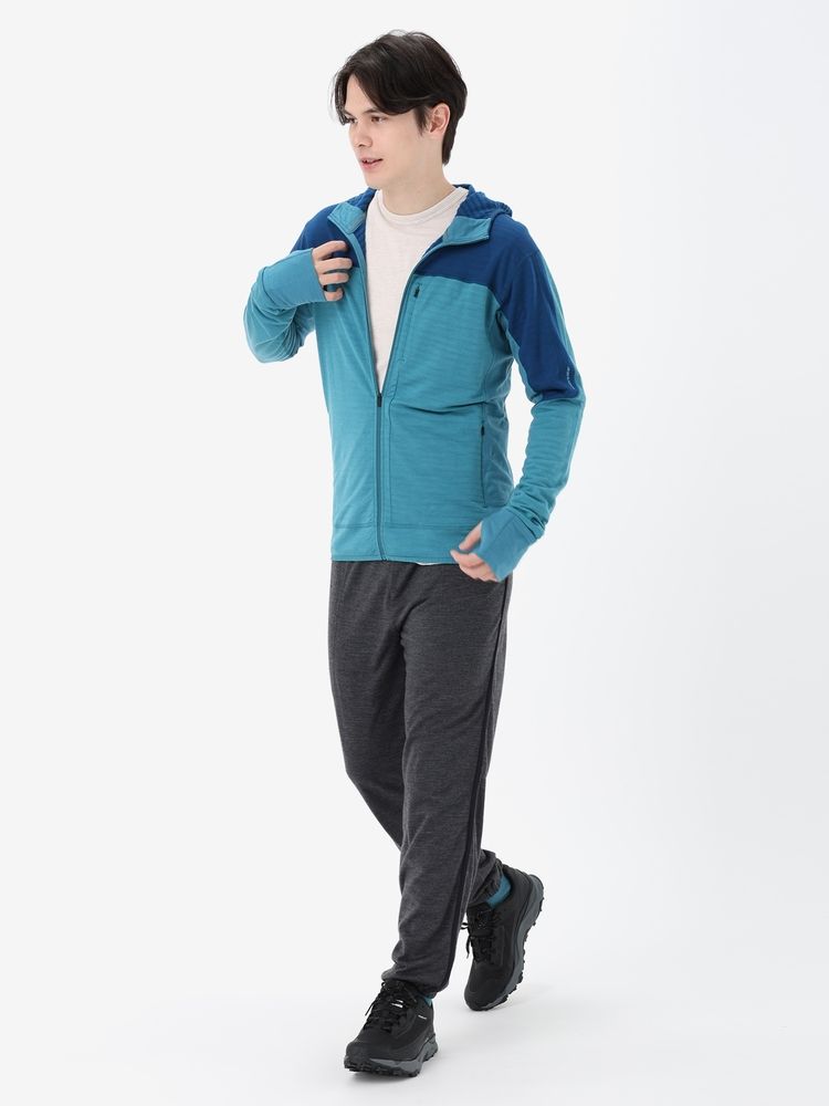 icebreaker(アイスブレーカー) ｜メリノB 300 リアルフリース ディセンダー LS ジップフーディー（メンズ）