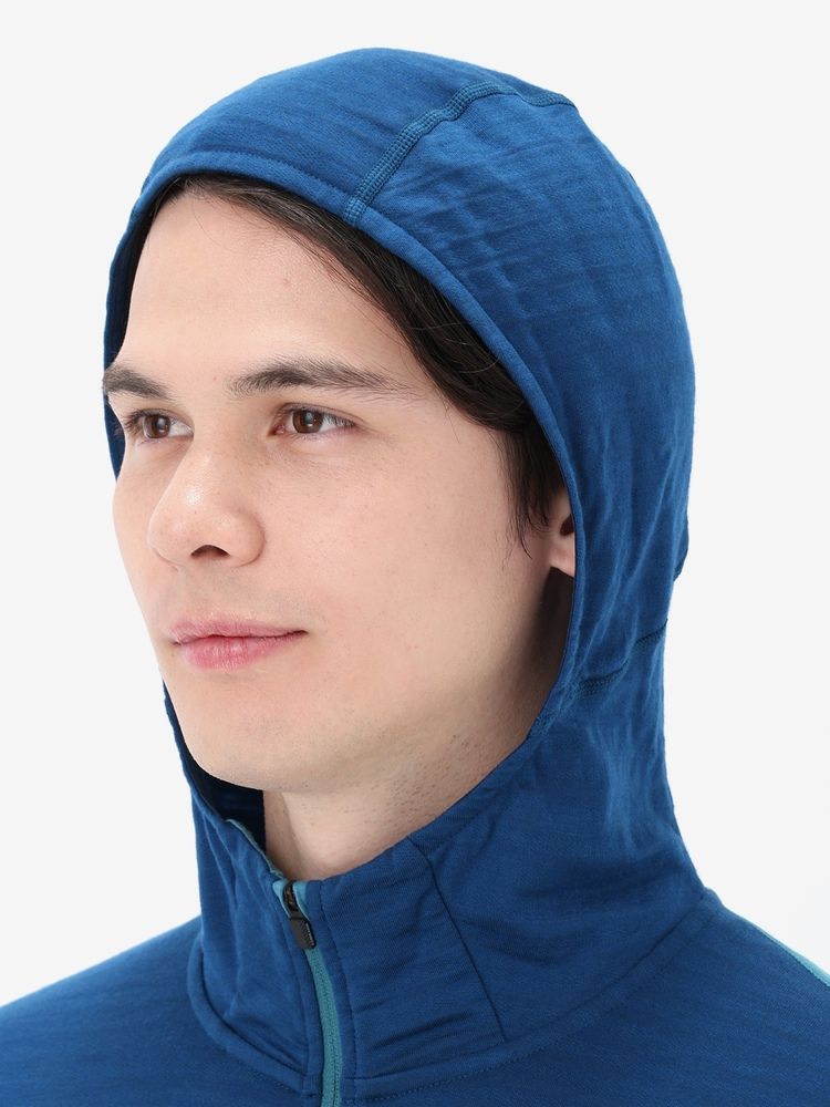 icebreaker(アイスブレーカー) ｜メリノB 300 リアルフリース ディセンダー LS ジップフーディー（メンズ）