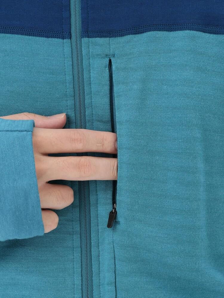 icebreaker(アイスブレーカー) ｜メリノB 300 リアルフリース ディセンダー LS ジップフーディー（メンズ）