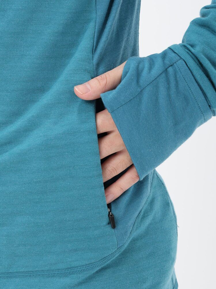 icebreaker(アイスブレーカー) ｜メリノB 300 リアルフリース ディセンダー LS ジップフーディー（メンズ）