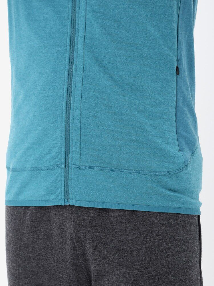 icebreaker(アイスブレーカー) ｜メリノB 300 リアルフリース ディセンダー LS ジップフーディー（メンズ）