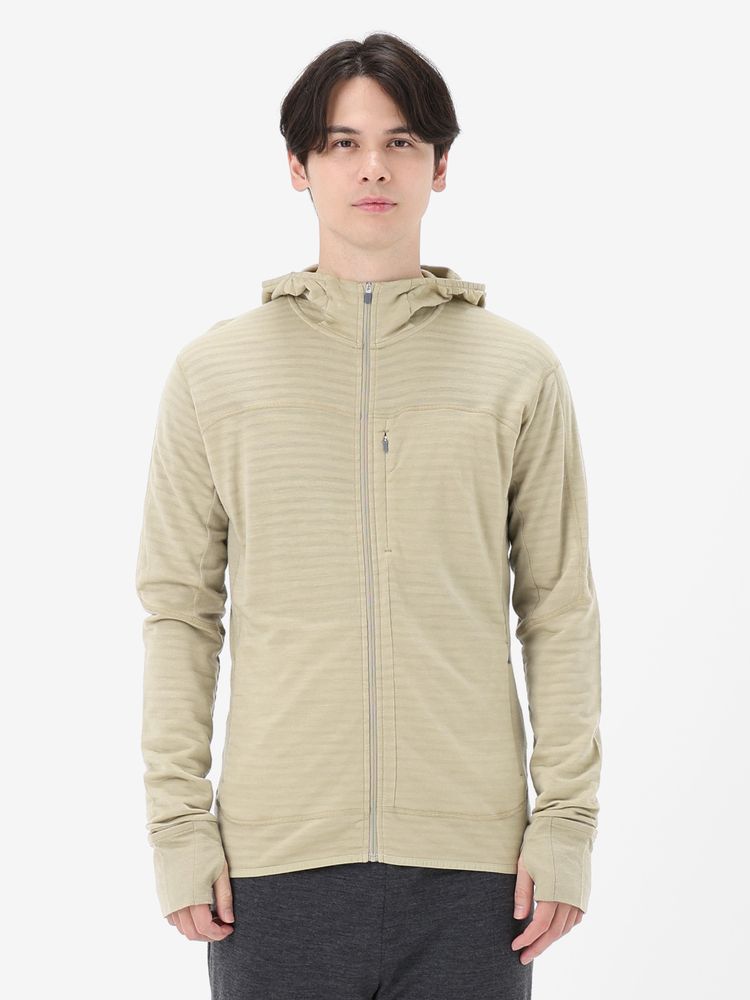 icebreaker(アイスブレーカー) ｜メリノB 300 リアルフリース ディセンダー LS ジップフーディー（メンズ）