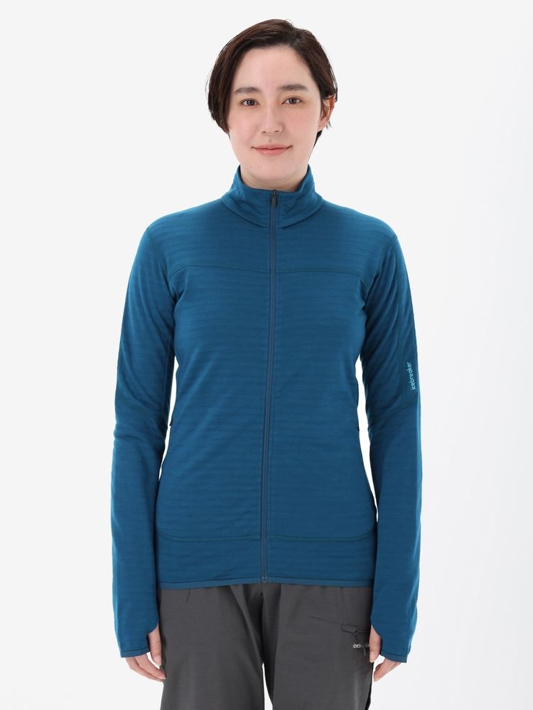 icebreaker(アイスブレーカー) ｜メリノB 300 リアルフリース ディセンダー LS ジップ（レディース）