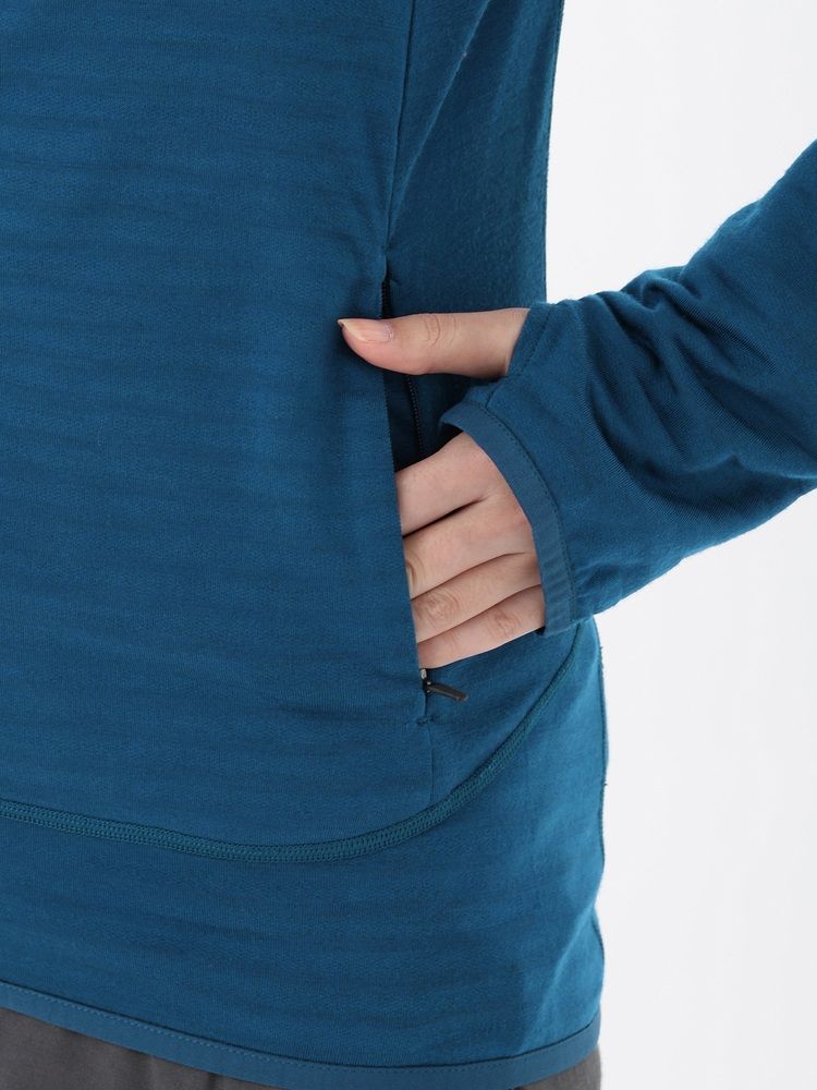 icebreaker(アイスブレーカー) ｜メリノB 300 リアルフリース ディセンダー LS ジップ（レディース）