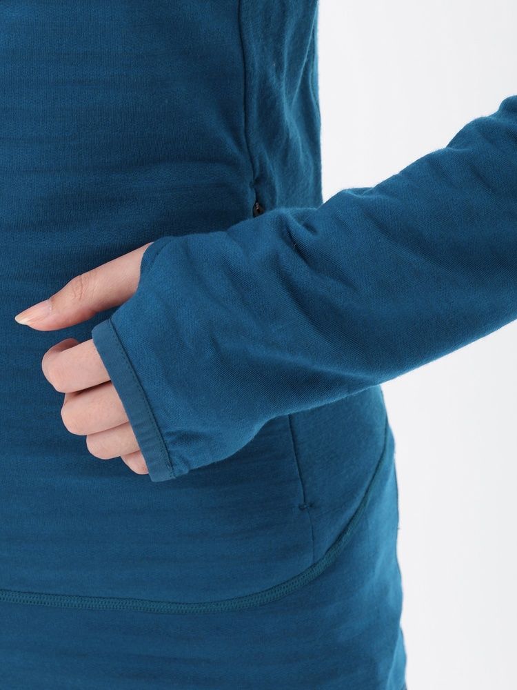 icebreaker(アイスブレーカー) ｜メリノB 300 リアルフリース ディセンダー LS ジップ（レディース）