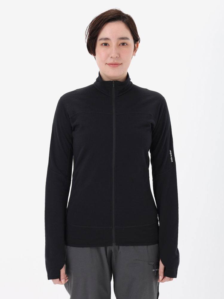 icebreaker(アイスブレーカー) ｜メリノB 300 リアルフリース ディセンダー LS ジップ（レディース）