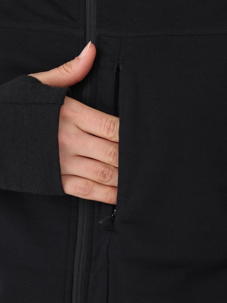 icebreaker(アイスブレーカー) ｜メリノB 300 リアルフリース ディセンダー LS ジップフーディー（レディース）