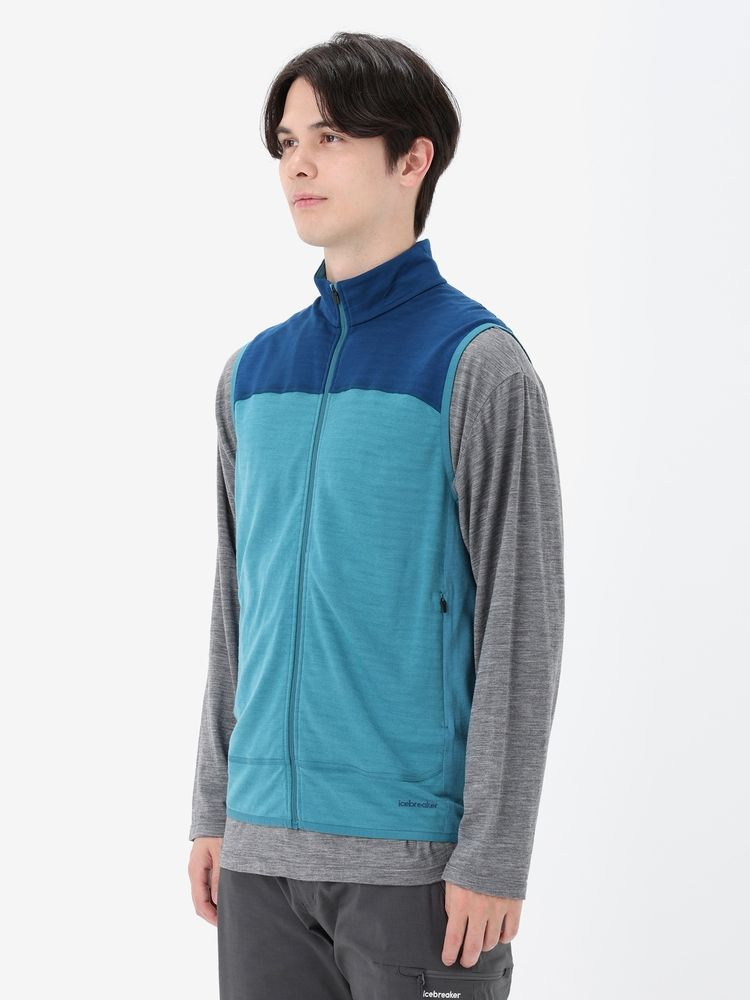 icebreaker(アイスブレーカー) ｜メリノB 300 リアルフリース ディセンダー ベスト（メンズ）
