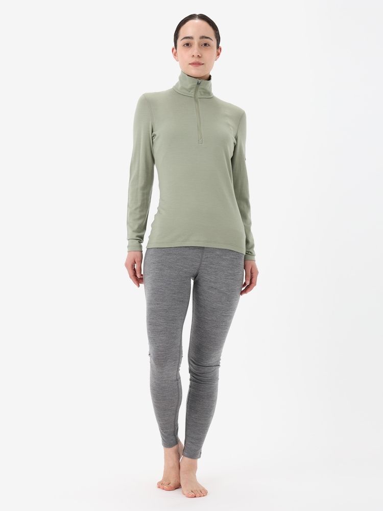 公式】メリノ 260 テック LS ハーフジップ（レディース）｜アイス