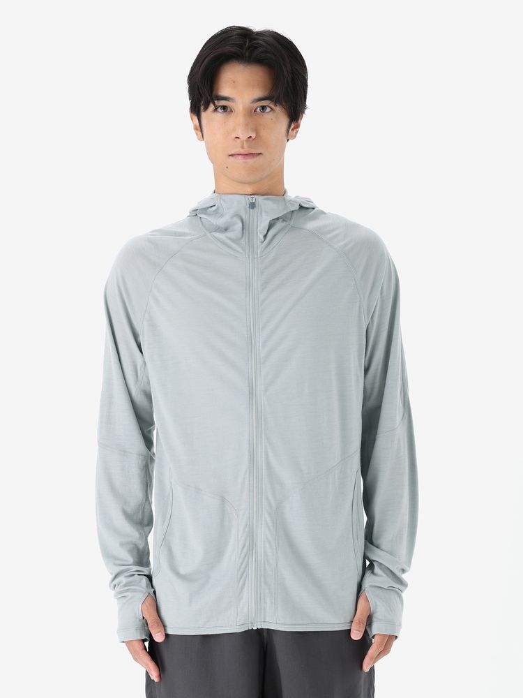 icebreaker(アイスブレーカー) ｜150 メリノファイン エース LS ジップフーディー（メンズ）