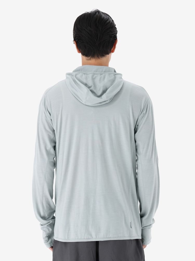 icebreaker(アイスブレーカー) ｜150 メリノファイン エース LS ジップフーディー（メンズ）