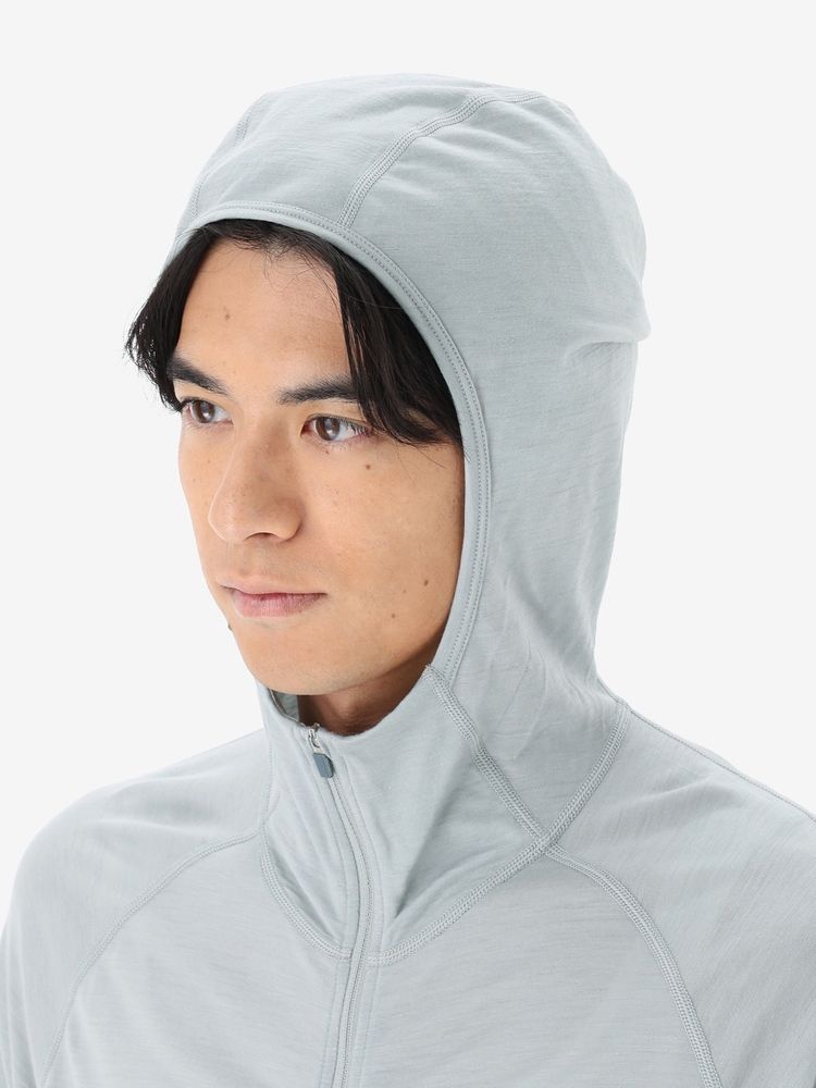 icebreaker(アイスブレーカー) ｜150 メリノファイン エース LS ジップフーディー（メンズ）