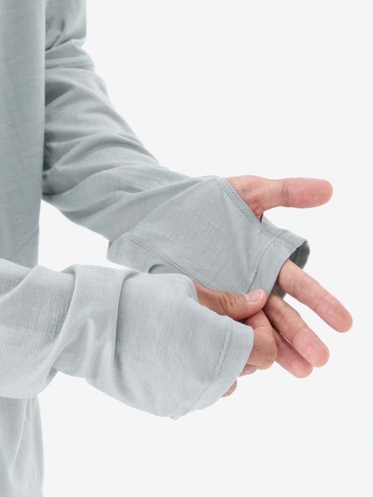 icebreaker(アイスブレーカー) ｜150 メリノファイン エース LS ジップフーディー（メンズ）