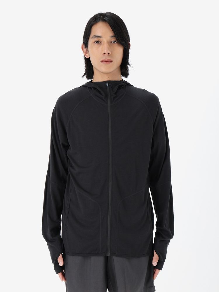 公式】150 メリノファイン エース LS ジップフーディー（メンズ