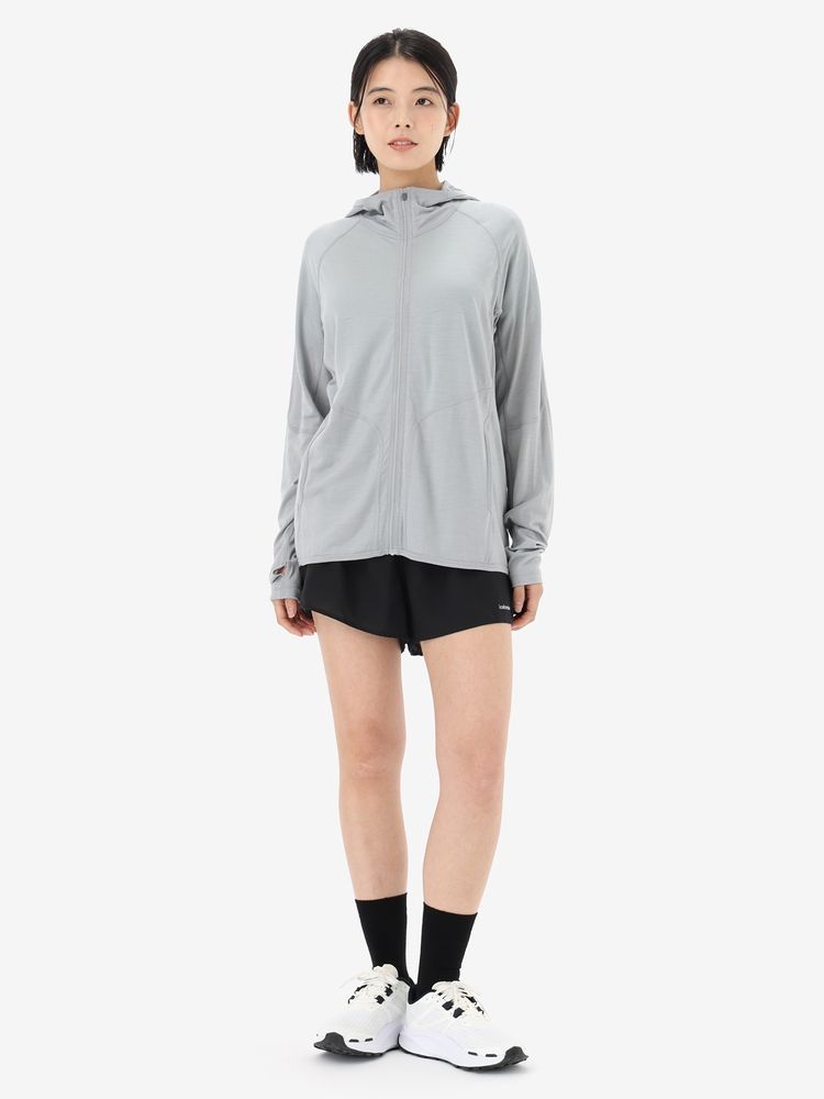 icebreaker(アイスブレーカー) ｜150 メリノファイン エース LS ジップフーディー（レディース）