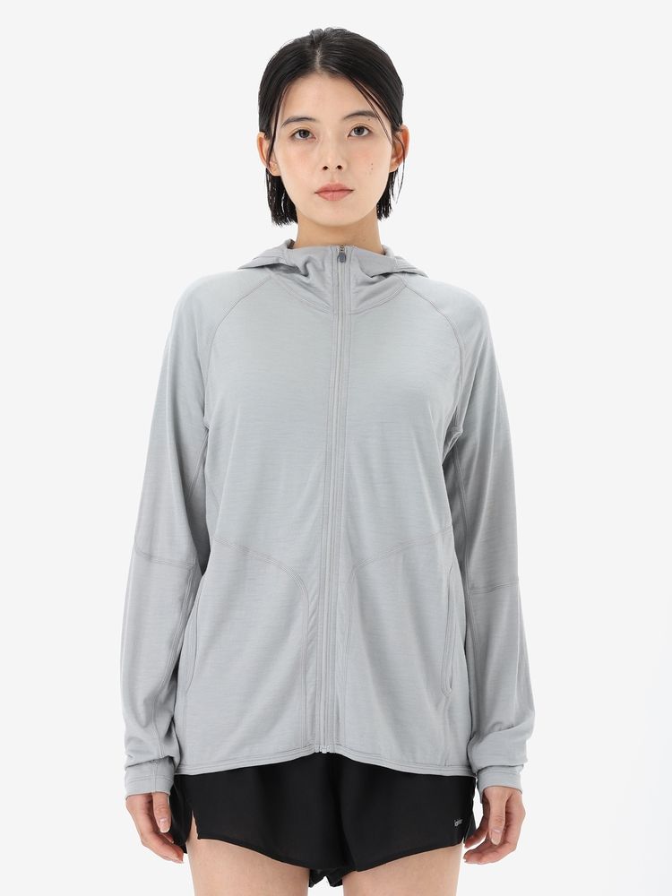 icebreaker(アイスブレーカー) ｜150 メリノファイン エース LS ジップフーディー（レディース）