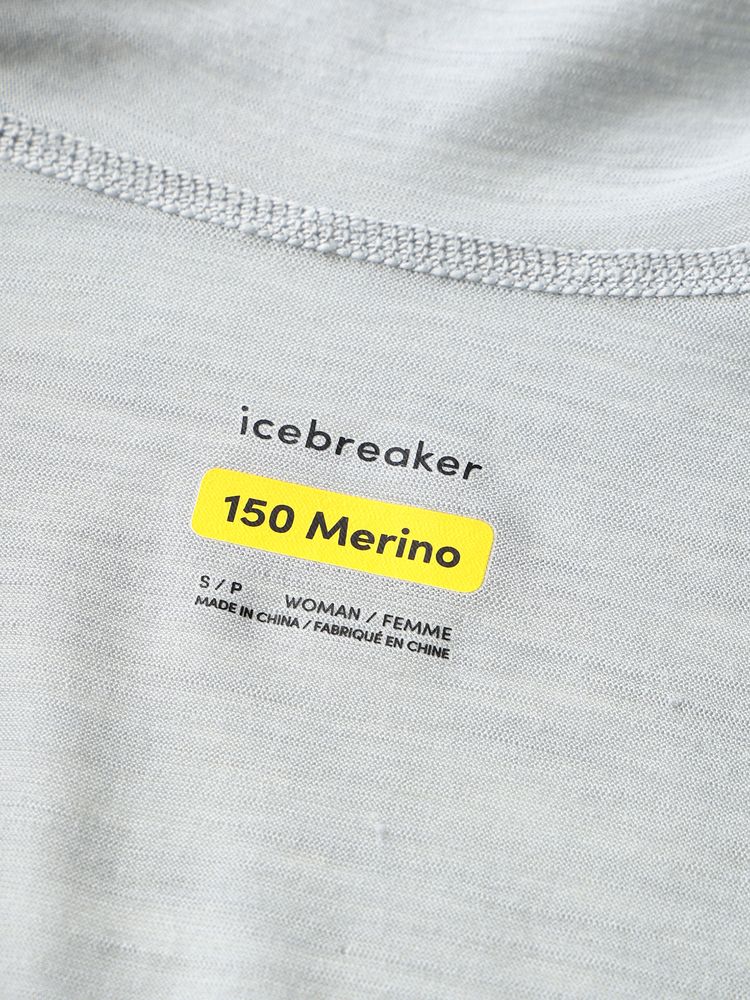 icebreaker(アイスブレーカー) ｜150 メリノファイン エース LS ジップフーディー（レディース）