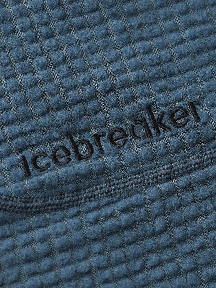 icebreaker(アイスブレーカー) ｜400 メリノブレンド RF グリッド ブラックリッジ フーディー（メンズ）