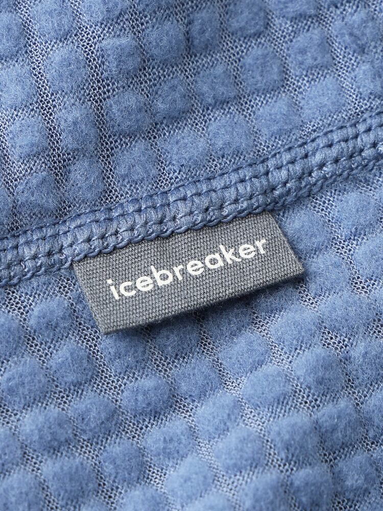 icebreaker(アイスブレーカー) ｜400 メリノブレンド RF グリッド ブラックリッジ フーディー（レディース）