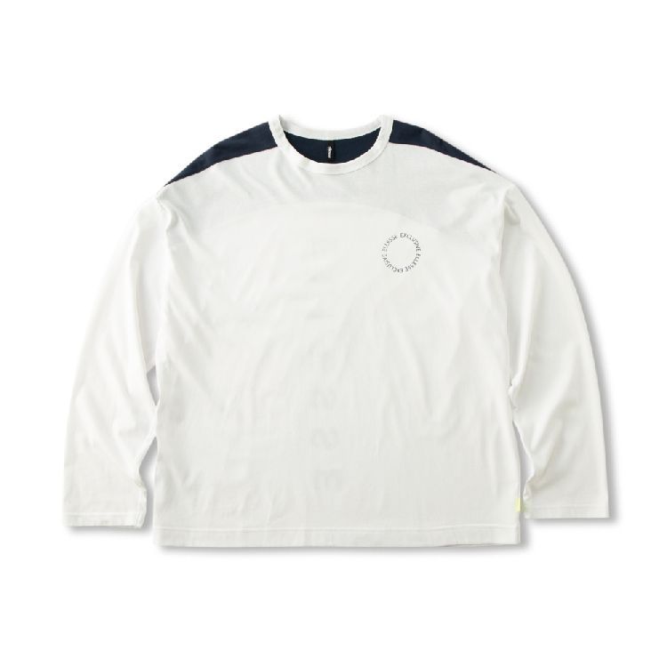 カラーブロックドオーバーサイズロングスリーブティー メンズ レディース Ex101 Ellesse エレッセ 公式通販