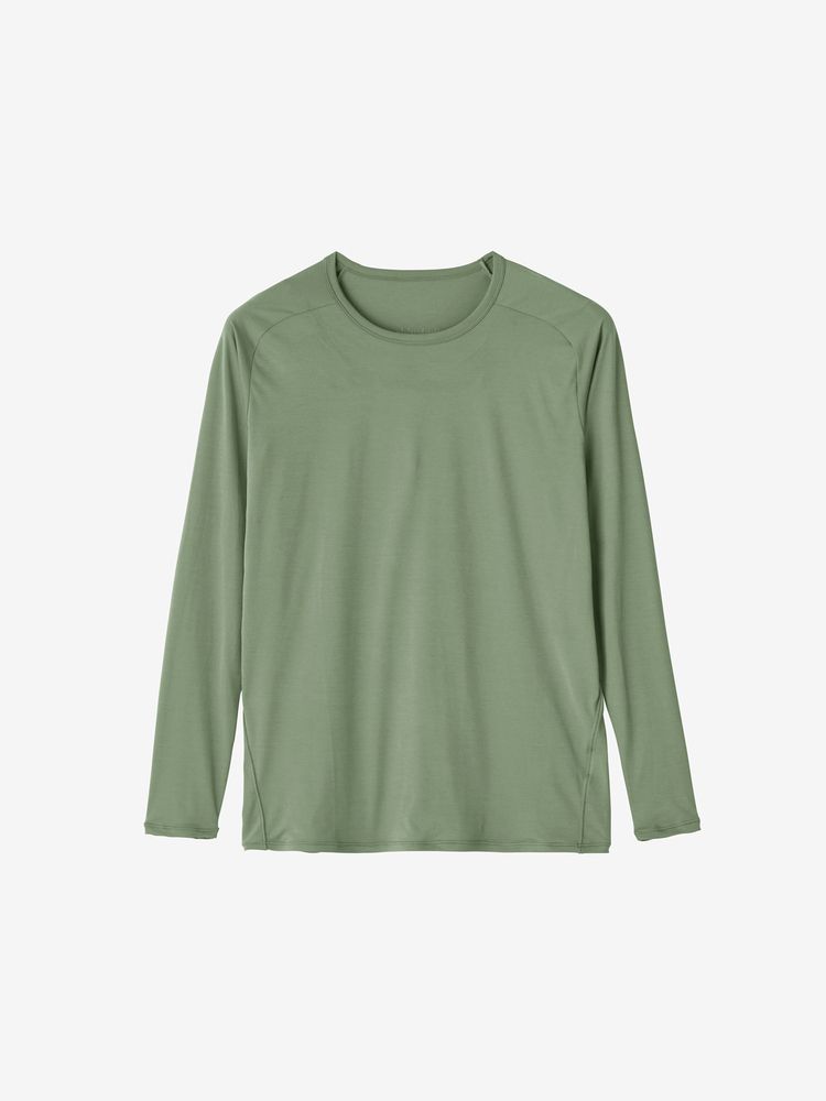 スキンシェルブリーズクルーネックUVシャツ（メンズ）（EM723150 